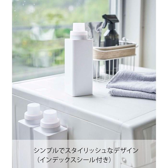 Yamazaki Laundry Bottle with Magnetic Refill White 500ml 4852
