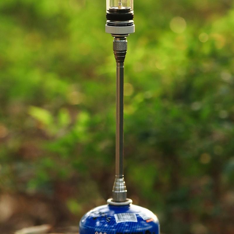 Camping Lamp Extension Rod Aluminum Alloy Extension Rod Outdoor Camping Gas Light Extension Poles Easy To Install