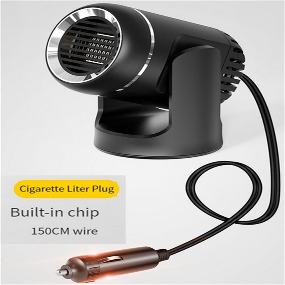 24V 200W Electric Car Air Heater Reusable Portable Auto Heating Cooling Fan 360°