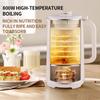Nut Milk Maker Blender 8 in 1 Programmable Soy Milk Machine Digital Display Stainless Steel Blades 12L Capacity Self Clean for Nut Milk  
