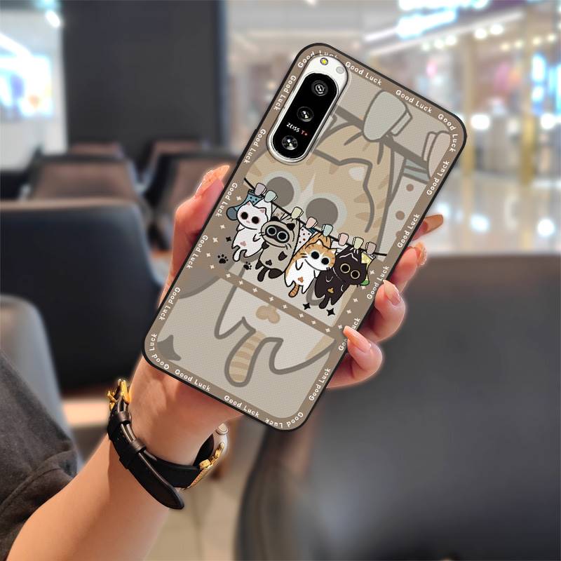 Graffiti Fashion Design Phone Case For Sony Xperia5 IV Anti-dust Protective Anti-knock Dirt-resistant Cartoon Back Cover