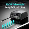 210W Retractable USB C Charger 70cm Telescopic Cable 6-in-1 Desktop Fast Charging Station for IPhone Tablet IPad