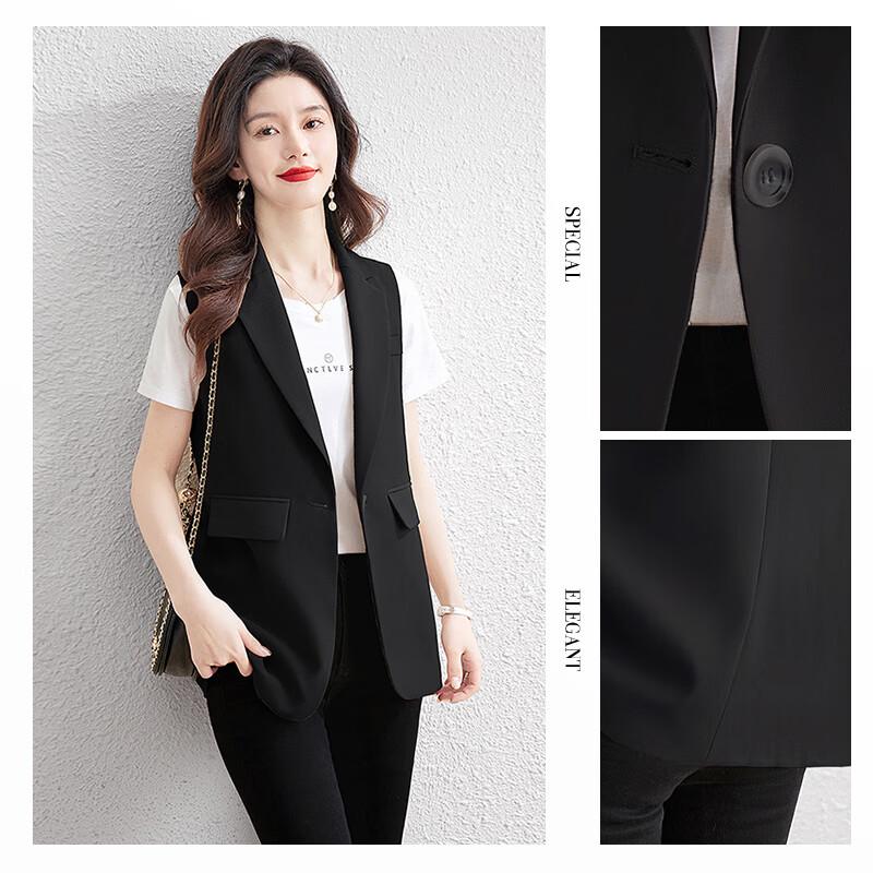 Sibaishe Women's Sleeveless Suit Vest