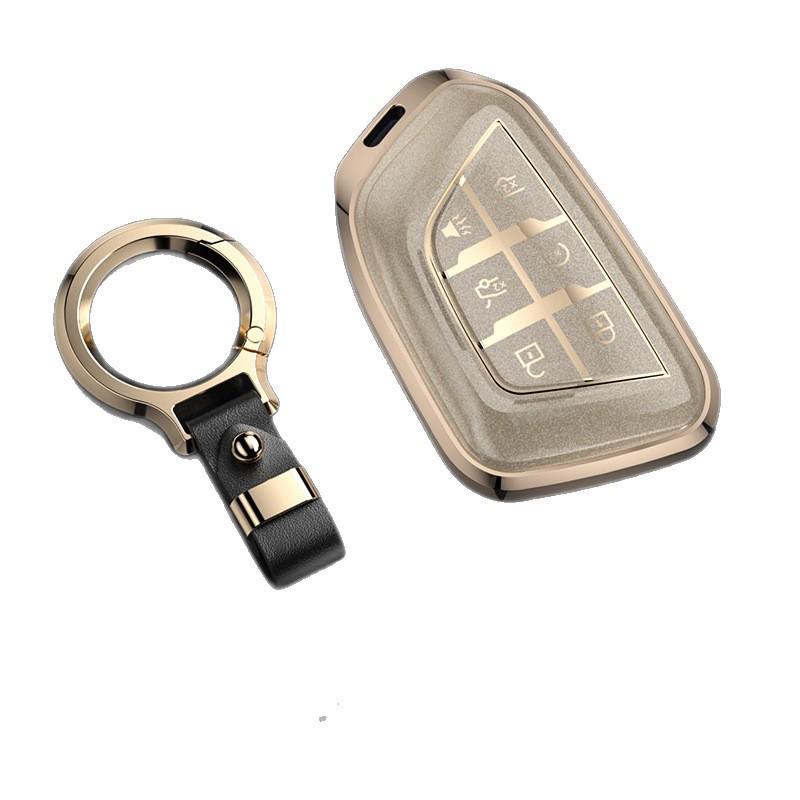 Cadillac Key Case for XT5, XT4, CT6, XT6, CT5, CT4 with Premium Aluminum Alloy Finish