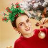 Theme Sparkling Christmas Reindeer Santa Claus Headband Year End Headwear Party