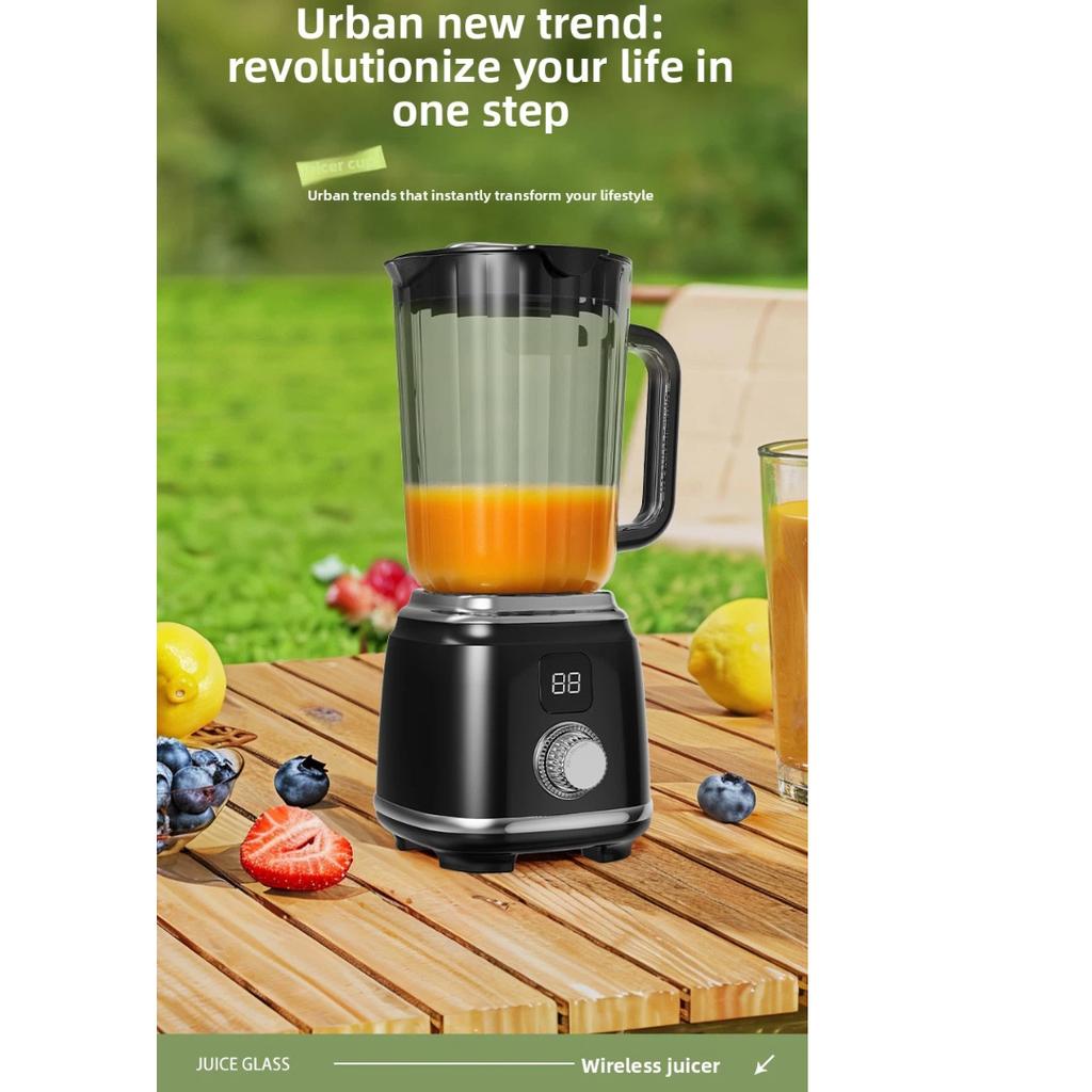 Portable Juicer Cup Electric Blender, Multifunctional Fruit Vegetable Juicer, Ice Crushing Smoothie Maker for Home Use
