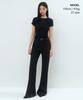 Musinsa Standard Woman [Cooltandard] Women'S Low Rise Flare Slacks [Black]