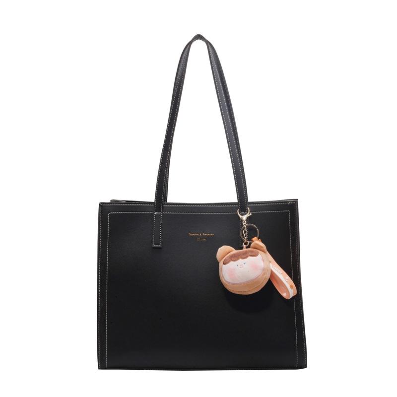 Large Capacity Fashion Simple Handbag Bag Women's Spring and Summer Niche Texture Tote Bag Casual Versatile Shoulder Bag