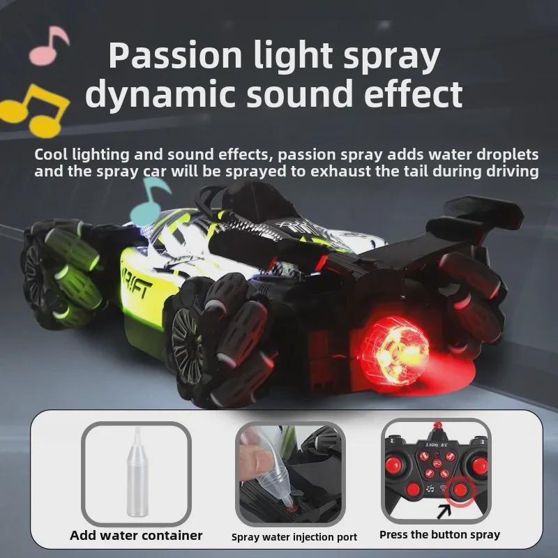 Mașină cu telecomandă 2.4G F1 Stunt Drift pentru băieți - Jucărie de mare viteză, cu tracțiune pe patru roți