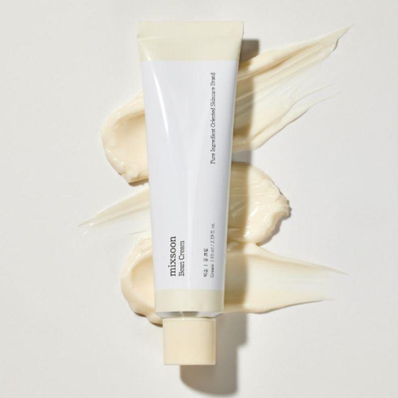 mixsoon Bean Cream Tube Type 65ml – Korean Nourishing Face Cream for Hydration, Skin Barrier & Glass Skin Care