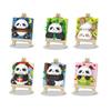 Ceative Panda Easel Building Block Toys Micro Blocks Education Kids Toys Tabletop Decoration Birthday New Year Gifts