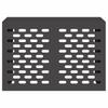 Air Conditioner Cover Black 90 x 40 x 60 cm Steel