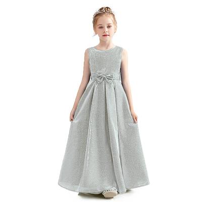 Langes Klavier Formell Kindergarten Eingang Schleife [LIANFOR] Kinderkleid, Kleid, Mädchen, Junior, Rezital, Party, Kinderkleid, Konzert, Kleid,