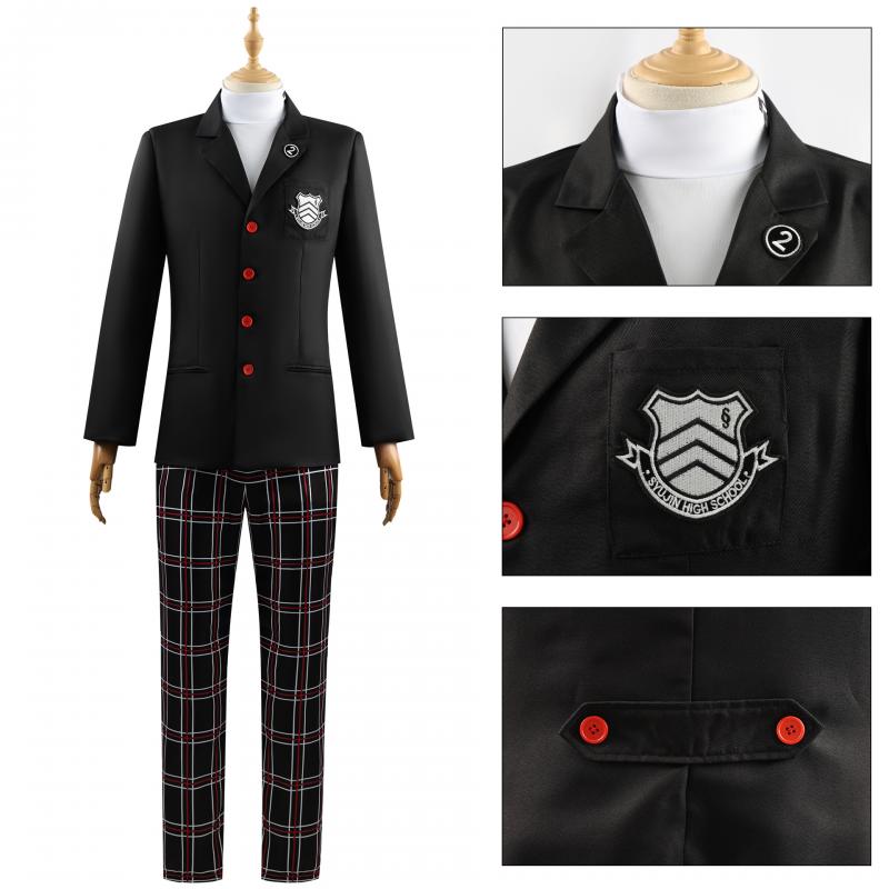 Anime Amamiya Ren Cosplay Costumes For Men Women Game Kasumi Yoshizawa School Uniform Halloween Coat Pants Clothes Set