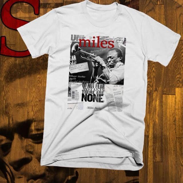 Jazz Legend Miles Davis Vintage Quote T-Shirt, music, all sizes, soft cotton M