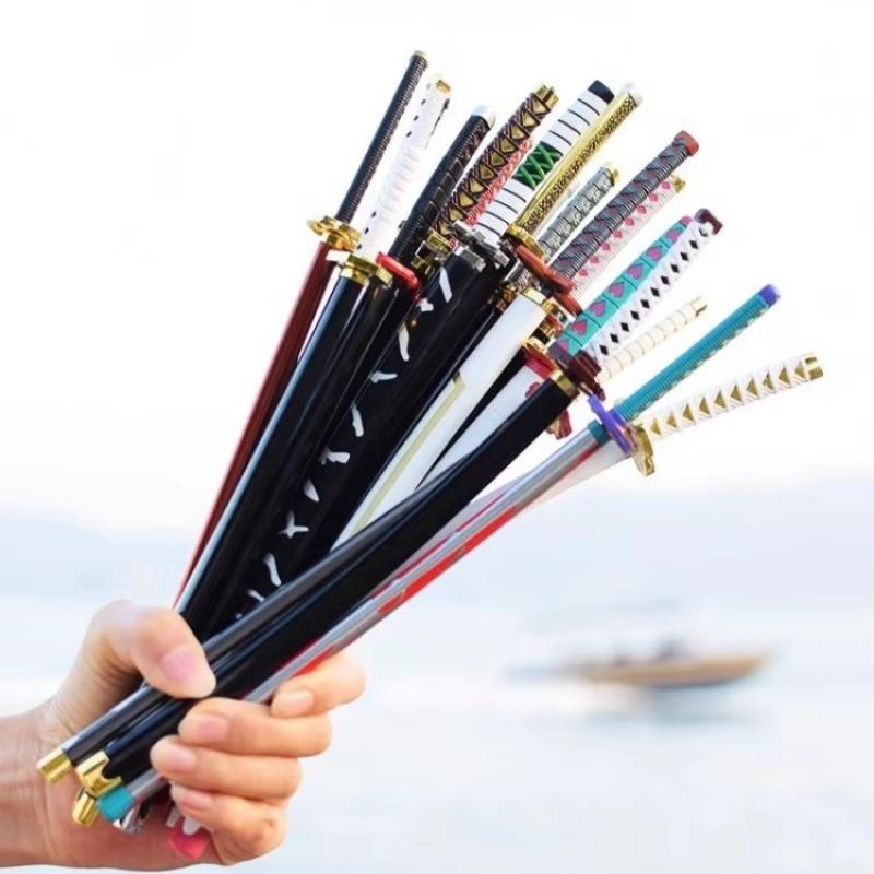 25cm Demon Slayer Metal Katana Ainme Japanese Katana Tanjirou Sword Kimetsu No Yaiba Iron Knife Ninja Samurai Sabre Kid Toy Gift