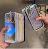 Luxury Candy Color Bumper Clear Phone Case for iPhone 17 16 15 14 13 12 11 Pro Max Plus Acrylic Hard Transparent Back Cover Capa