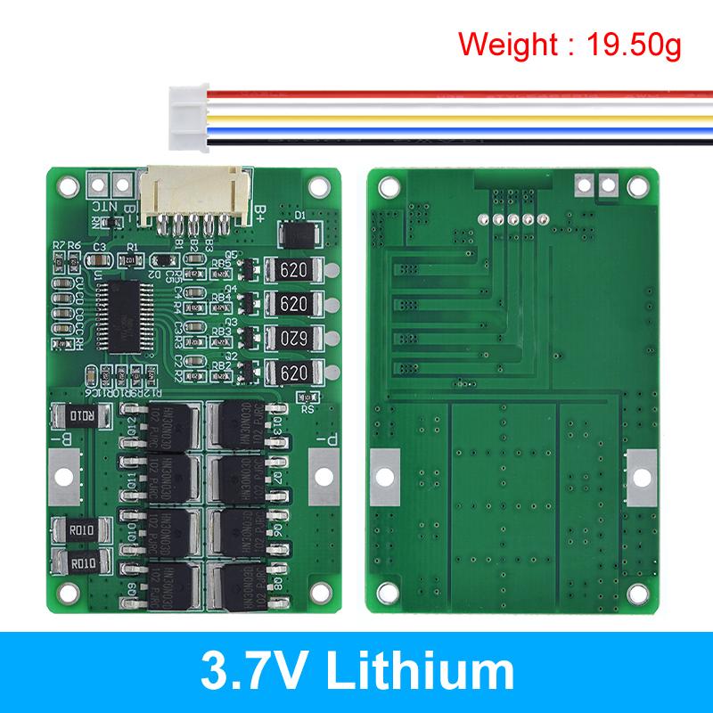 TZT 4S 20A 12.8V 14.4V 32650 32700 Lifepo4 Battery Balanced BMS for Electric Boat Uninterrupted Power Supply 12V Car Battery