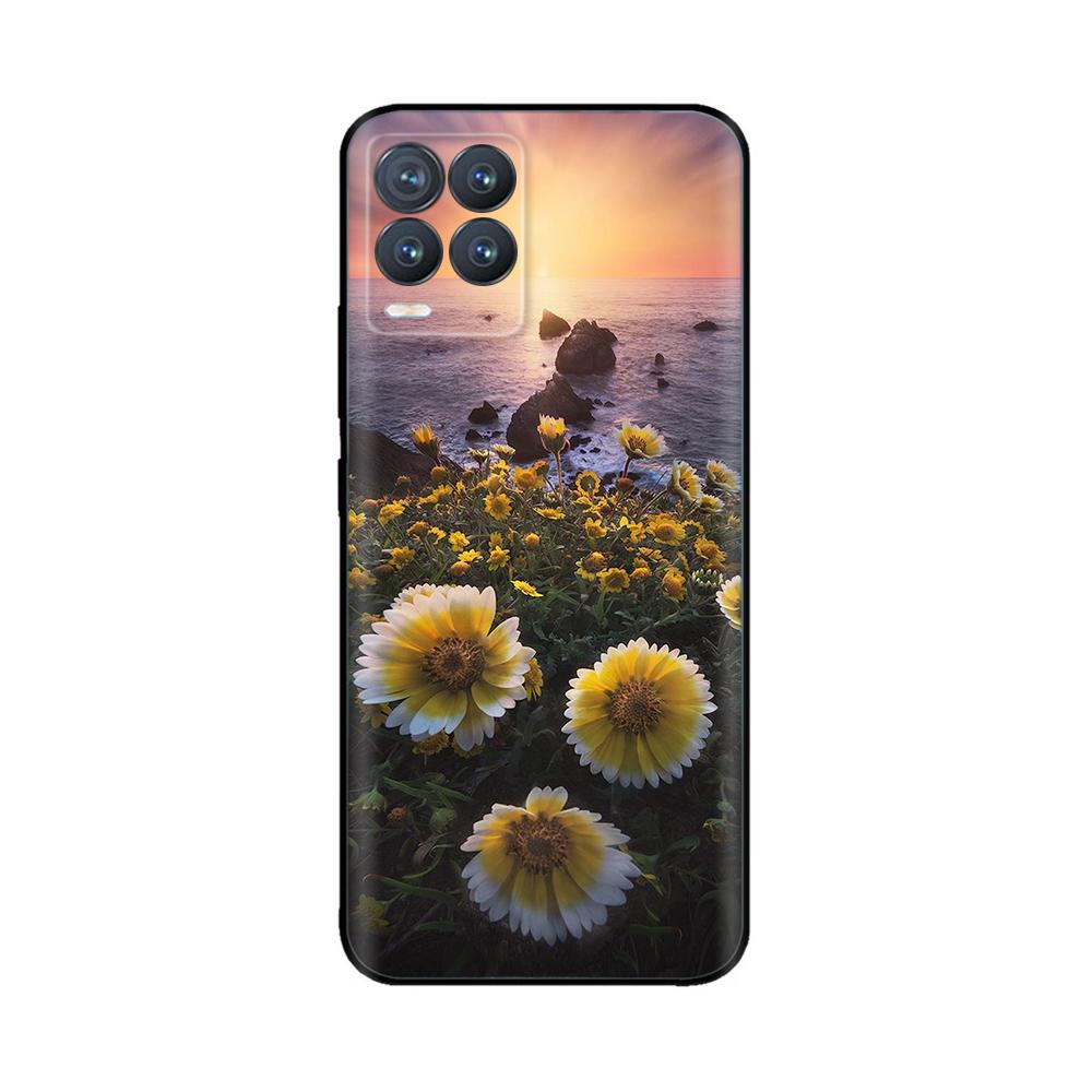 Für Realme 8 Hülle Niedliche Cartoon Bemalte Silikon Rückseite Für Realme 8 Pro 8i Realme8 4G RMX3085 Weiche TPU Handyhülle Coque Etui