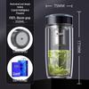 Wanxiang V187L Portable Double-Layer Glass Mug