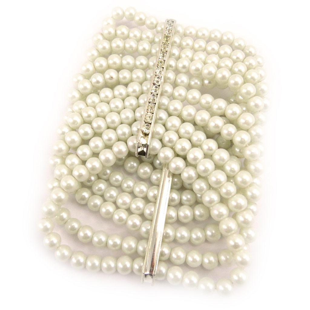 Les Trésors De Lily [L1609] - Ivory 'Sissi' Bracelet