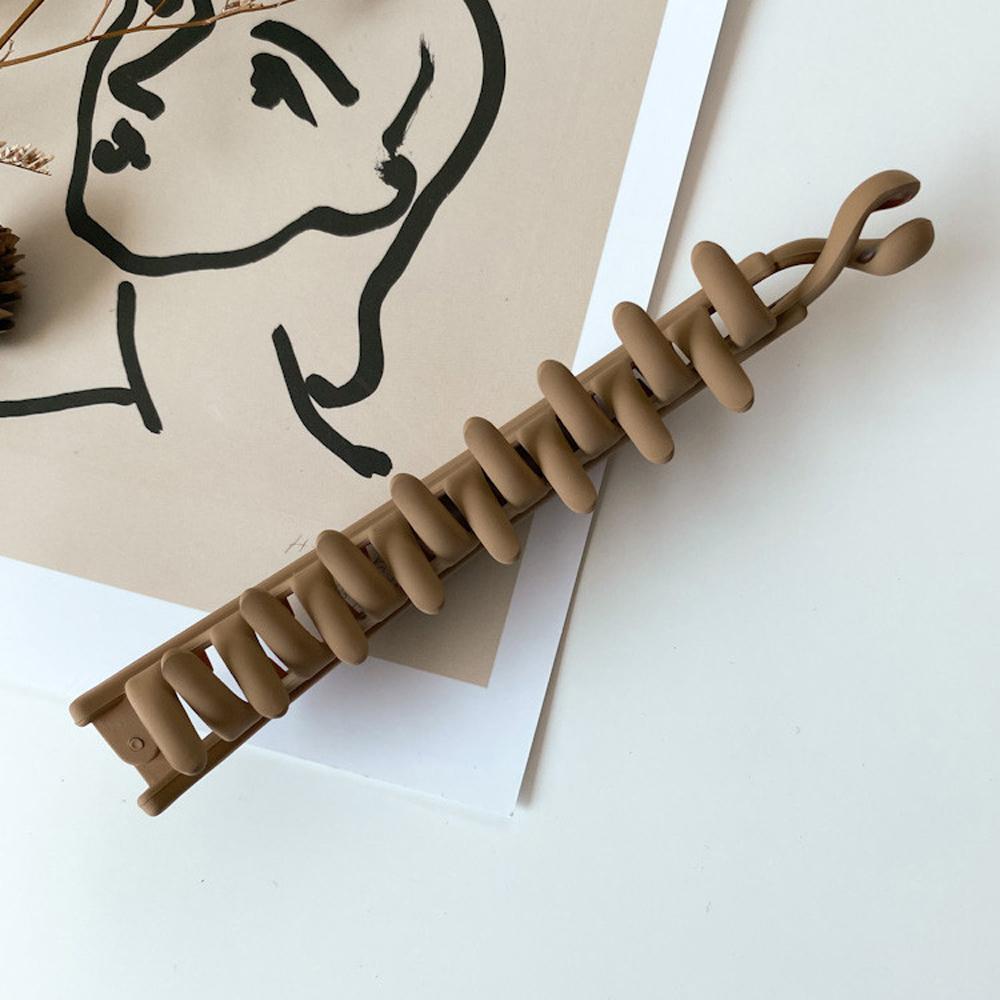 Hair Accessories Frosted Solid Color Barrettes Banana Clip Hair Claws Ponytail Holder Hair Clips