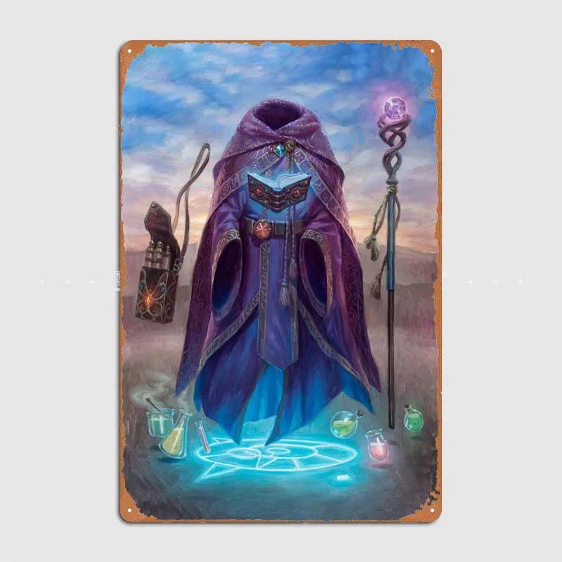 D-Dungeons And Dragons Posters Bedroom Decoration Game Signs Wall Art Vintage Metal Tin Sign for Gamer Room Wall Decoration Home