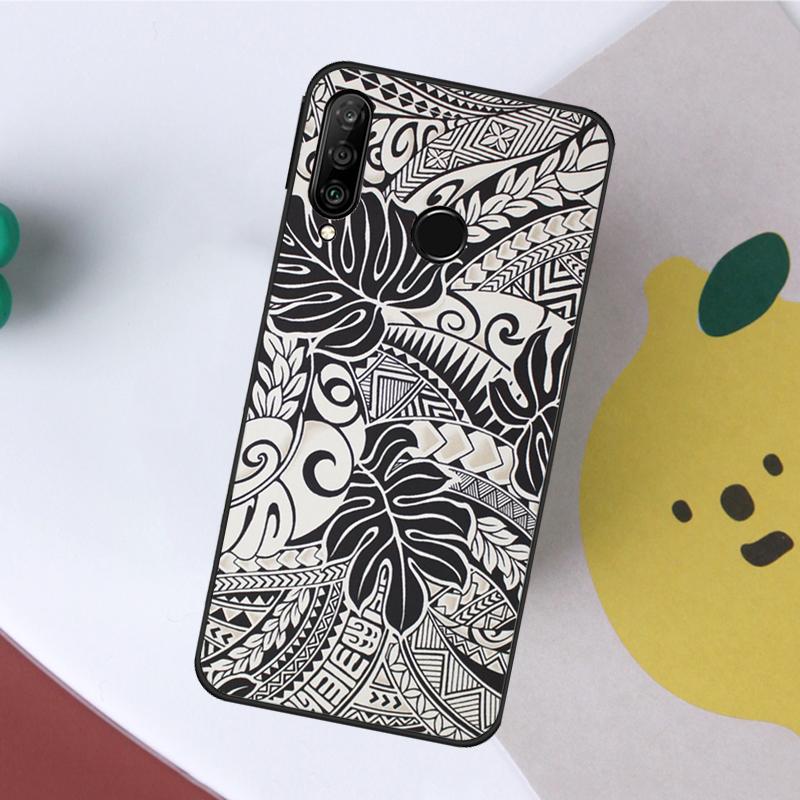 Maori Tribal Samoan Polynesian Print For Huawei Nova 7i 8i 11i 12i 12s Y73 Y70 Y90 Y60 Y72 Y61 Y91 9 10 SE P40 Lite P30 Pro Case