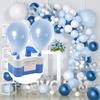 OBEST Balloon Inflator Air Pump Electric Air Pump Double Sided Pressure Exhaust Two Air Outlets Simultaneous Operation Possible Nozzle Included