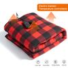 Car Electric Heated Blanket Warmer Mat Fast Heating 12V Electric Pad Heater 9 Adjustable Temperature Auto-off for Car Camping