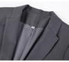 2024 Women's Gray Professional Suit Set - Spring/Autumn High-End Jacket for Workplace, Commute, or Interview