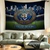 Custom Name Bulldogs Printed Tapestry – Wall Hanging for Bedrooms, Dorms, and Home Decor