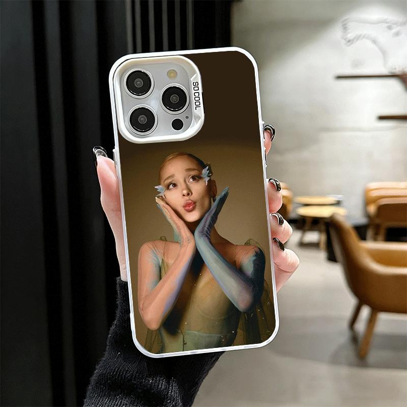 A-Ariana G-Grande Shockproof Phone Case for iPhone 17 Air 16 16E 15 Pro Max 14 Plus 13 Mini 12 Back Cover Anti Fall Fundas