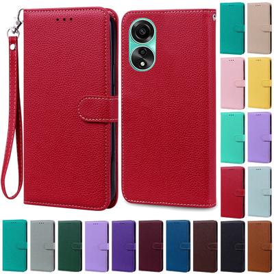For OPPO A78 4G Case Leather Flip Wallet Case For OPPO A78 CPH2565 Phone Case For OPPO A78 5G CPH2483 CPH2495 Cover Fundas