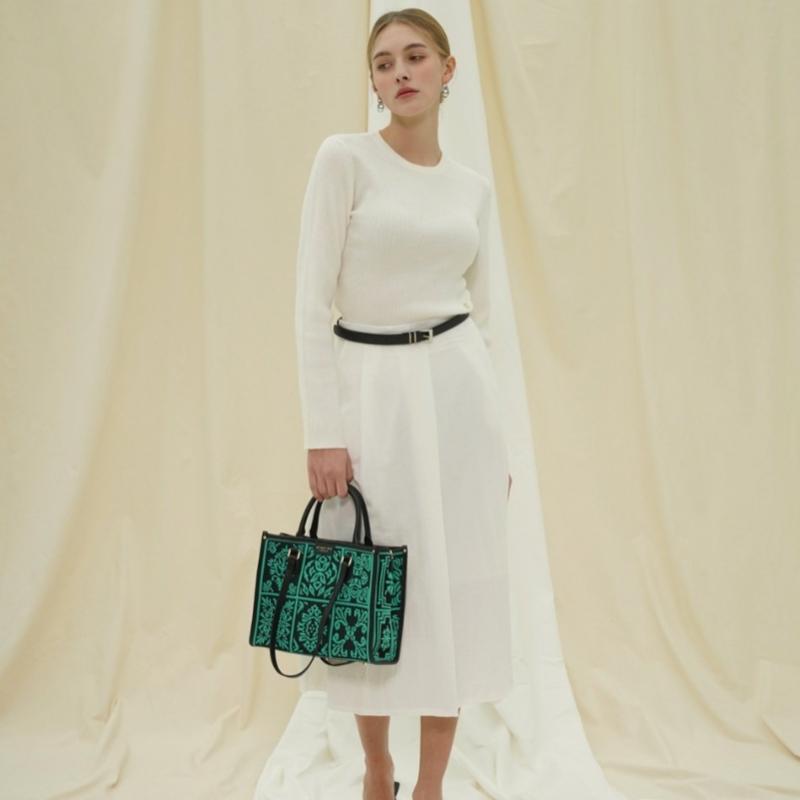 Riccio Anna My BeSt Bag Jacquard Tote Bag S  hS51Myb201gn 