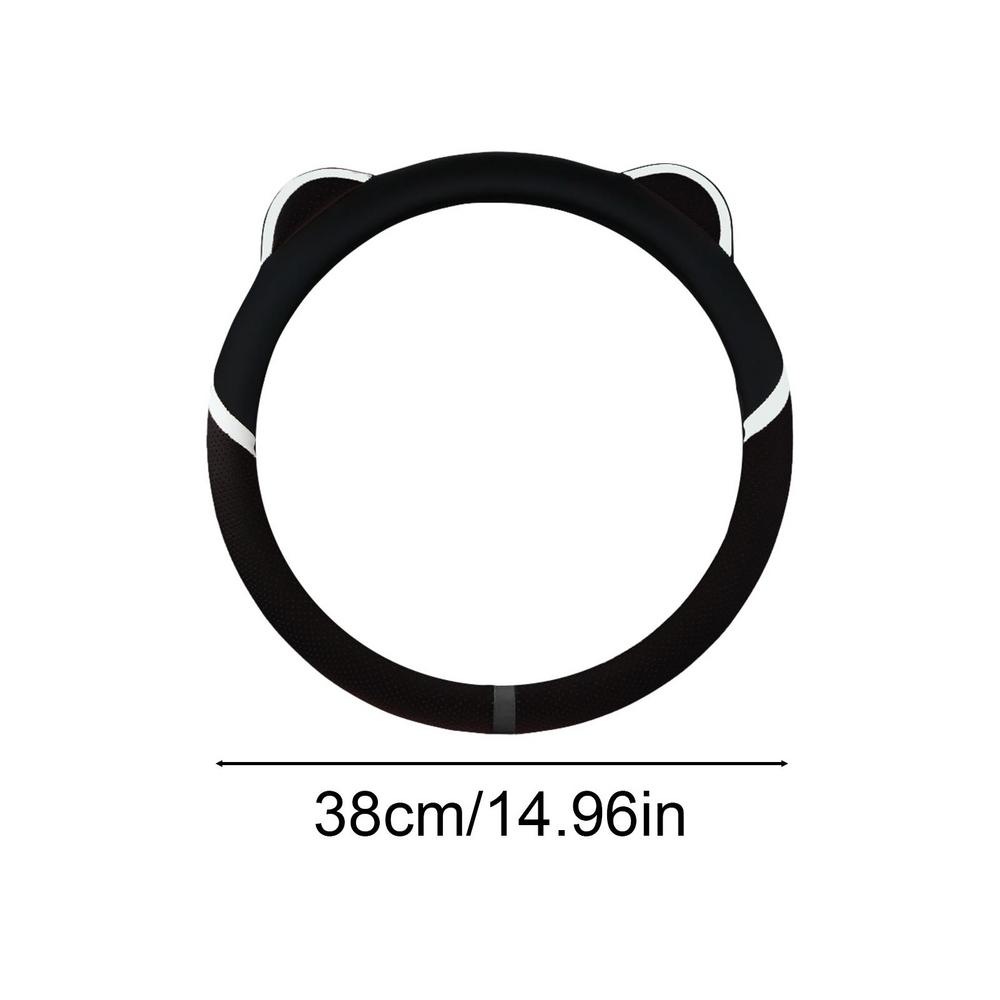 Car Wheel Cover Cute Car Accessories Steering Wheel Cover With Ears Universal Comfortable Car Wheel Protector Cover For Vehicle