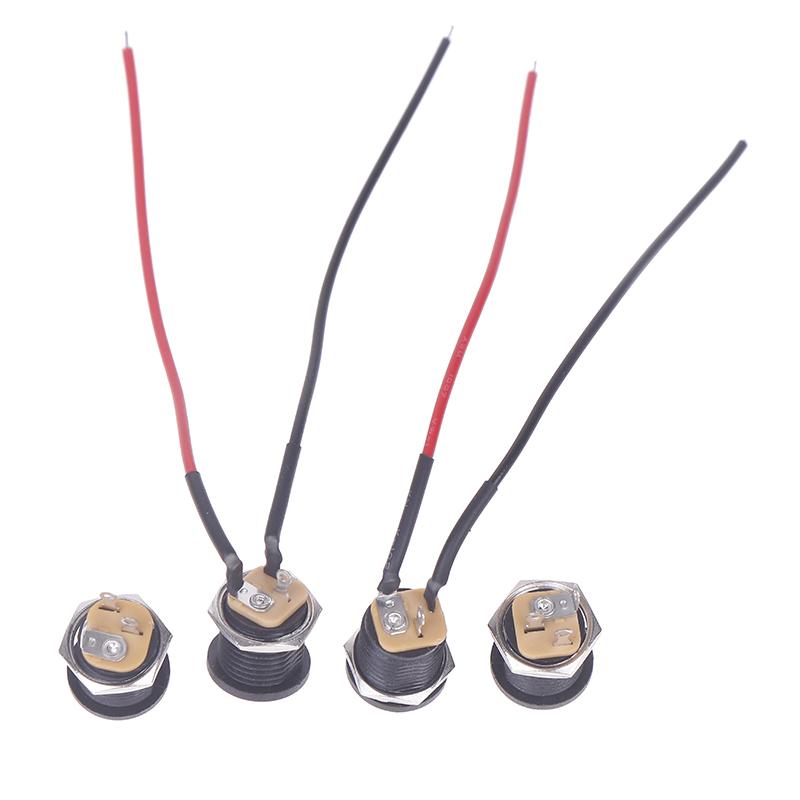 5/10 Stück 5,5 X 2,1 mm 5,5*2,5 mm Praktischer Schnappverschluss DC Strombuchse Buchse Weiblicher Panelmontageanschluss Port