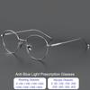 Vintage Comfortable Myopia Eyeglasses Fashion Round Pure Titanium Eyewear Luxury Prescription Presbyopia Glasses