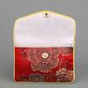 Antique Styles Brocade Jewelry Storage Pouch Portable with Closure for Earring and Rings Organization Secure Keeping