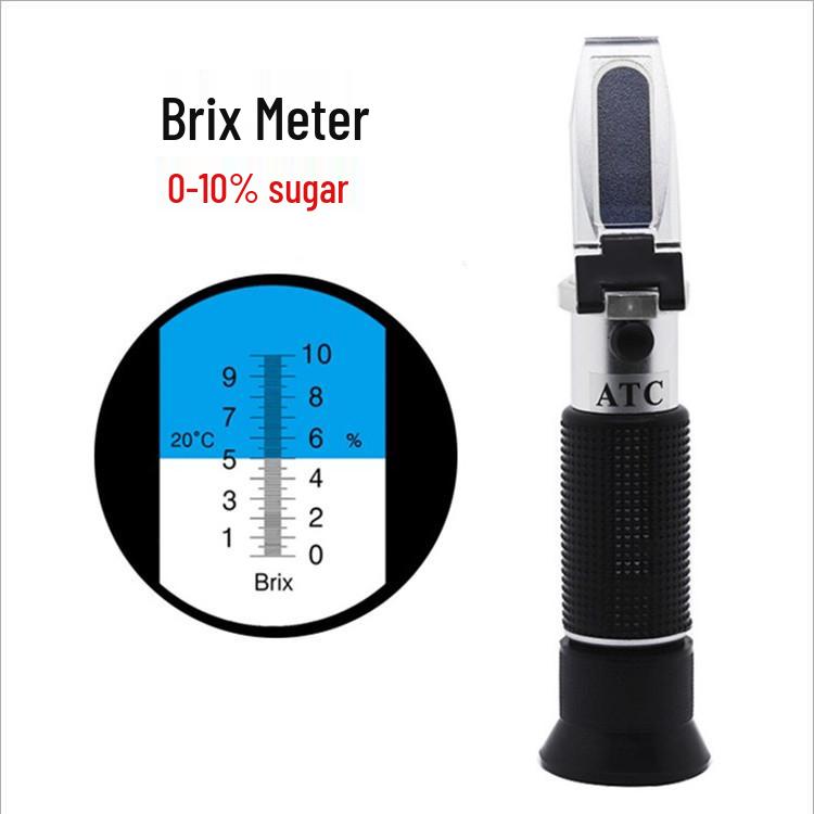 

Ручной рефрактометр Брикса: Тестер сладости фруктового сока и концентрации СОЖ Aluminum 45-82% Brix