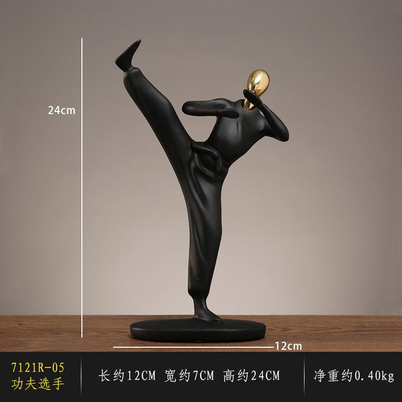 Home Character Ornaments Resin Situation Office Decorations Handicrafts Creative Love Sculpture Light Luxury Art Decoration