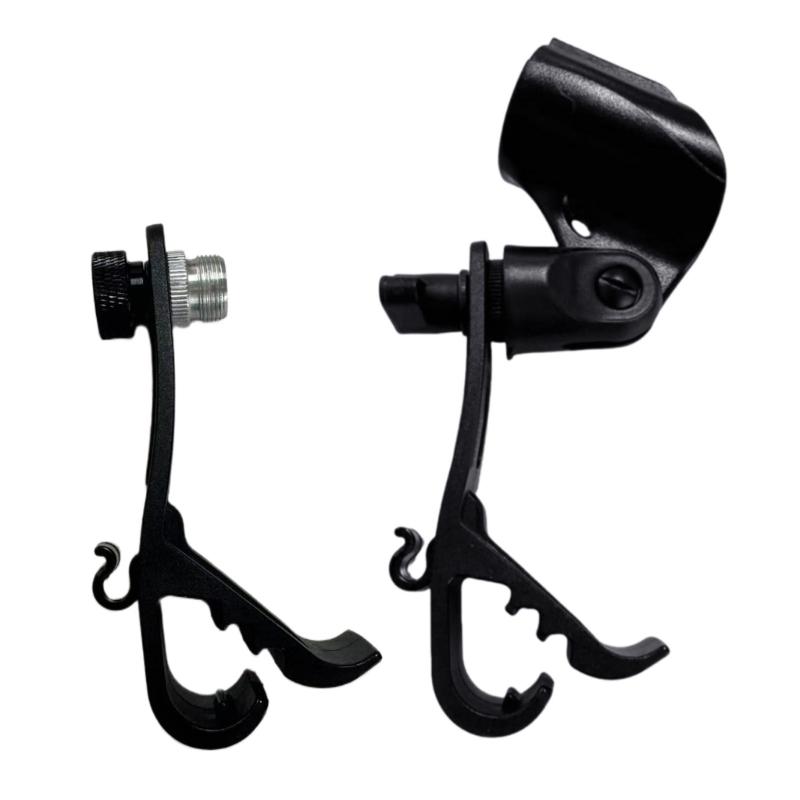 Drum Microphone Clip Holder Metal Percussion Clamp Holder Adjustable Mounting Bracket for Percussion Instrument