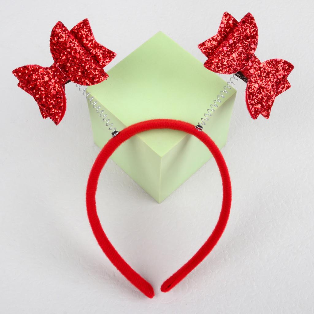 Fashion USA Independence Headbands for Girls Glitter Hair Bows Hairbands Star Bows Headbands Girls Kids Party Hair Accessories
