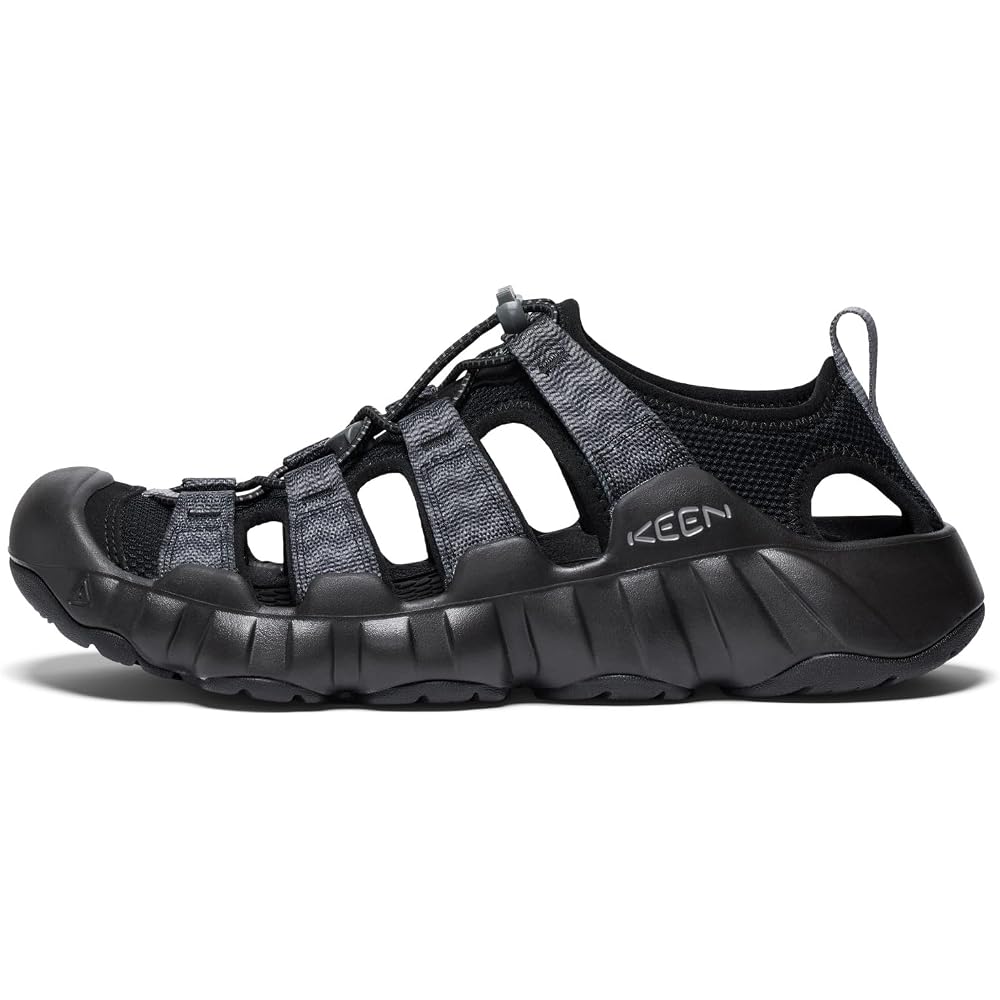 Keen Hyperport H2 Men's Sandals Black/Steel Grey 26.0 cm Lightweight Comfortable Outdoor Footwear