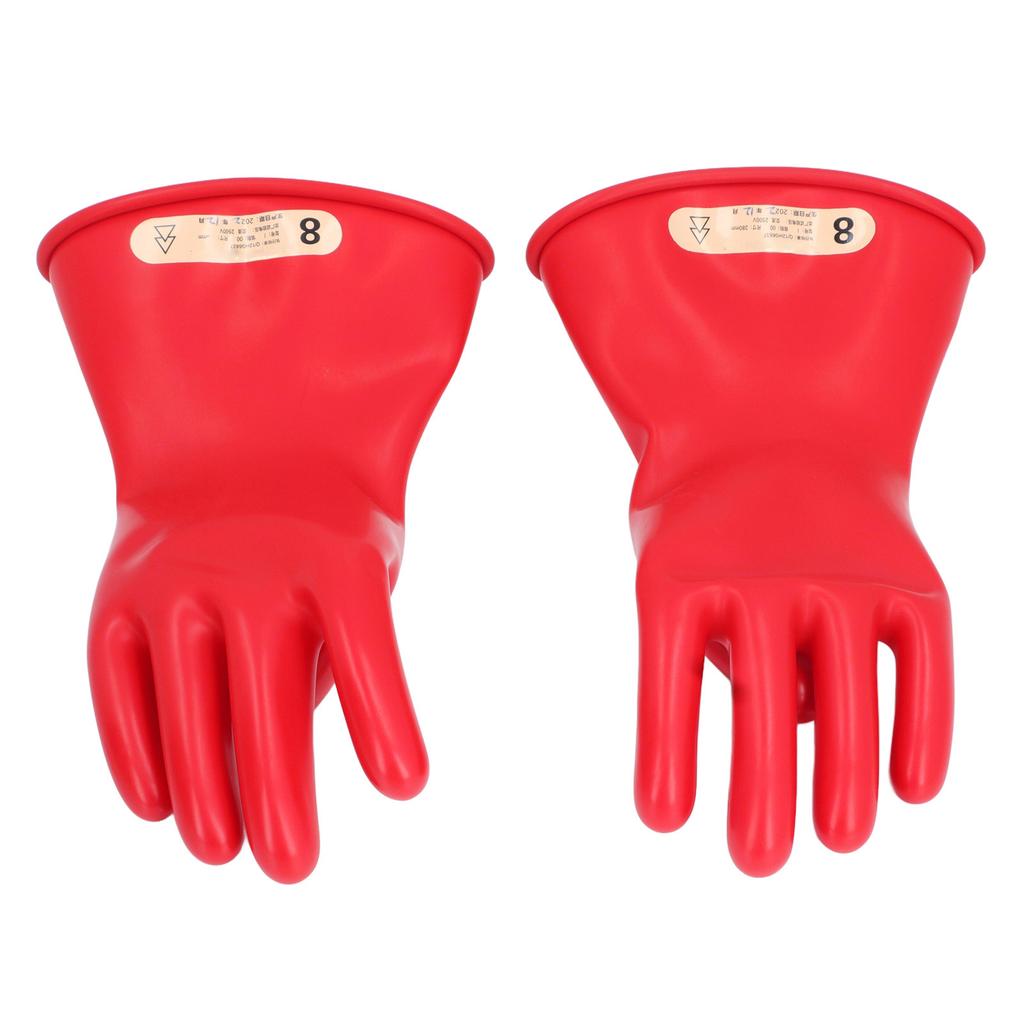 Electrician Insulated Gloves 2.5KV Versatile Enhanced Safety Latex Linemen High Voltage Safety Gloves for Electrical