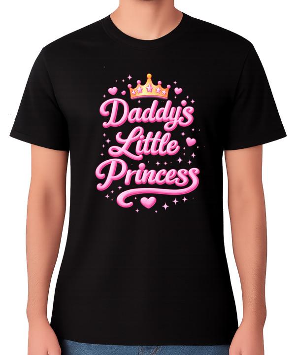 Daddy’s Little Princess Cute Pink Graphic Unisex T-Shirt Gift Tee S