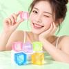 Colorful Ice Cube Squishy Toy Slow Rebound Cube Fidget Toy Sensory Toy Cube Squeeze Toy  Adults