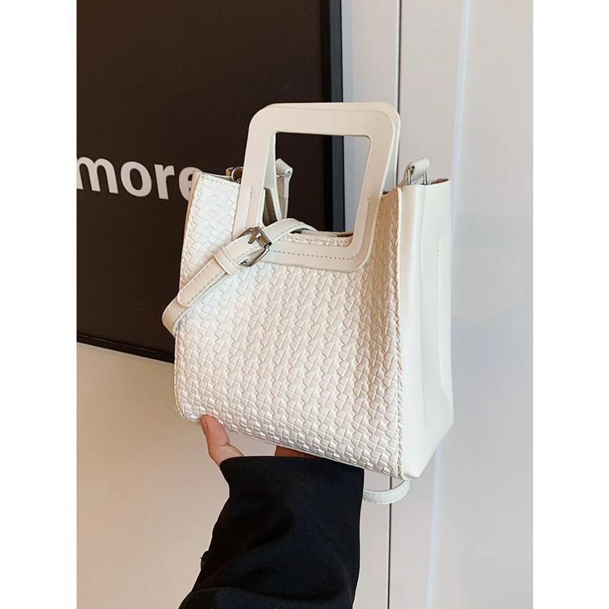 Retro Mini Handbag For Women New Trendy Versatile Commuting Square Shoulder Bag Summer Pu Leather Female Crossbody Bags