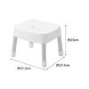 Yamazaki Jitsugyo Magnetic Bath Chair SH25 White W31.5 x D27.5 x H25cm MIST Floating Storage Breathable and Easy to Dry Aluminum Legs 1721