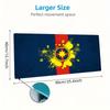 Colorful Splash Logo Large Size Mouse Pad Large Gaming Table Cushion Nonslip Laptop Tablet Big Mousepad Xxl Mat Mini Pc Playmat With Lock Edge